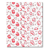 Playful Pink Popcorn Doodle Area Rug