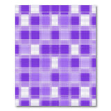 Geometric Modern Purple Plaid Checkered Area Rug