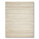 Beige Heritage Tribal Striped Area Rug