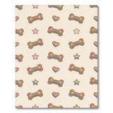 Rainbow Bone Kids Washable Area Rug