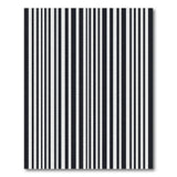 Geometric Modern Vertical Striped Bold Black White Vertical Striped Area Rug