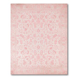 Vintage Pink Persian Floral Area Rug