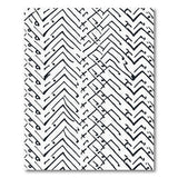 Geometric Modern Zigzag Black White Geometric Area Rug