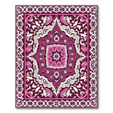 Intricate Purple Persian Area Rug