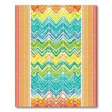 Multi-color and Patterns Vibrant Zigzag Multi-Color Southwestern Rug