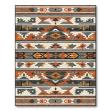 Grey Southwestern Grey Southwestern Geometric Area Rug