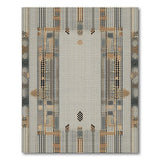 Modern Beige Geometric Dot Pattern Area Rug