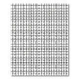 Black White Geometric Grid No. 32 Area Rug