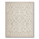 Beige Geometric Heritage Tribal Beige and Neutral Area Rug