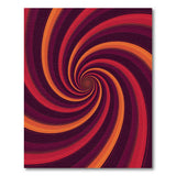 Hypnotic Vortex Spiral Area Rug