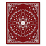 Red Persian Starburst Area Rug
