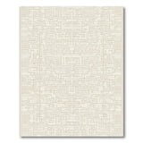 Intricate Beige Maze Geometric Area Rug