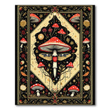 Enchanted Red Mushroom Area Rug