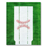 Baseball Diamond Turf Area Rug