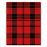 Red Bold Black Bold Red Black Buffalo Plaid Area Rug