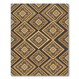 Gold Diamond Heritage Tribal Area Rug