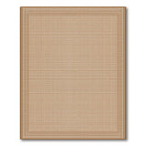 Beige Geometric Lattice Woven Rug