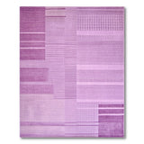 Geometric Modern Purple Purple Geometric Block Area Rug