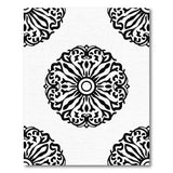 Intricate Black and White Intricate Black White Persian Mandala Rug