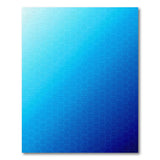 Blue Hexagon Gradient Area Rug