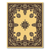 Traditional Persian Ornate Beige Persian Border Area Rug