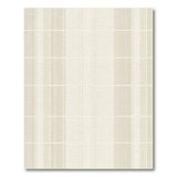 Neutral Beige Plaid Grid Area Rug