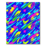 Neon Splash Multi-Color Area Rug