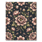 Pink Peony Arrow Boho Area Rug