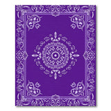 Royal Purple Persian Mandala Area Rug