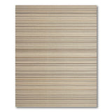 Beige and Neutral Beige Striped Woven Area Rug