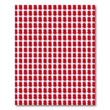 Red Mississippi Silhouette Pattern Area Rug