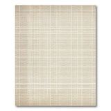 Beige and Neutral Beige Gridline Geometric Area Rug