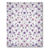 Floral Vintage Purple Purple Floral Vintage Area Rug