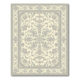 Ivory Grey Traditional Persian Area Rug