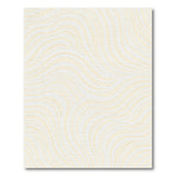 Serene Wavy Beige Area Rug
