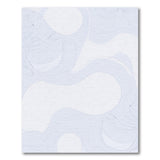Ethereal Blue Abstract Area Rug
