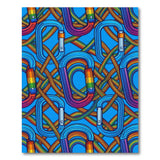 Rainbow Carabiner Link Area Rug