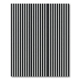 Bold Black White Vertical Stripe No. 42 Area Rug
