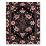 Pink Floral Vintage No. 18 Area Rug
