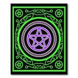 Purple Pentagram Mystic Area Rug