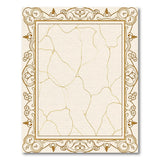 Ornate Gold Kintsugi Veins Beige Area Rug