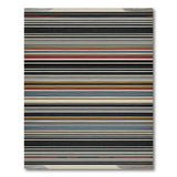 Multi-Color Striped Geometric Area Rug
