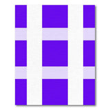 Purple White Vertical Stripe Area Rug