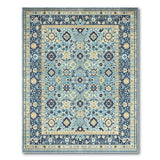 Medallion Traditional Persian Teal Persian Medallion Area Rug