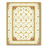 Exquisite Cream Gold Floral Persian Rug