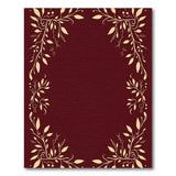 Red Floral Vintage Red Floral Vine Area Rug