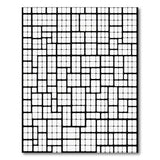 Black White Geometric Labyrinth Black and White Area Rug
