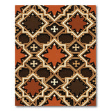 Intricate Geometric Heritage Tribal Area Rug