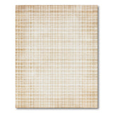Distressed Vintage Distressed Beige Plaid Area Rug