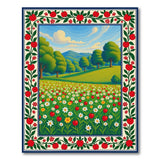 Apple Blossom Wildflower Valley Rug